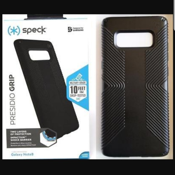 Speck Presidio Grip Case Black Note 8 Case - Picture 4 of 5